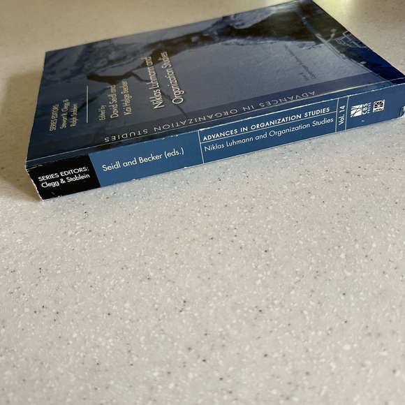 Niklas Luhmann & Organization Studies Advances in Organization Studies Book v.14 - Picture 9 of 12